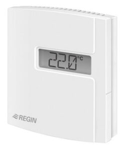 Humidity and temperature transmitter for Modbus communication, room mounting