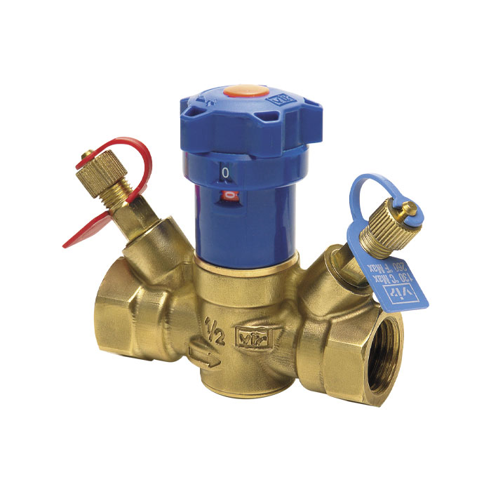 9535 (Variable orifice DZR brass double reg. valve)